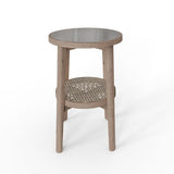 Hugo Rattan Lamp Table