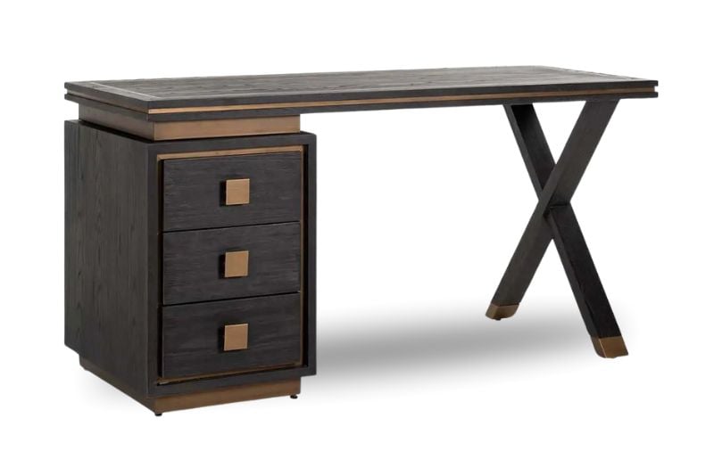 Huntley Desk with 3 Drawers