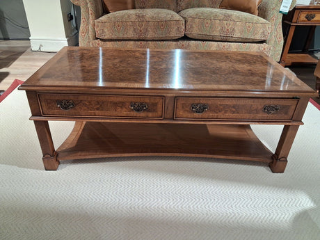 Iain James 2 Drawer Coffee Table - Clearance Cork
