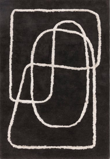 Infinity Rug Charcoal
