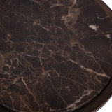 Iota Accent Table Brown Marble