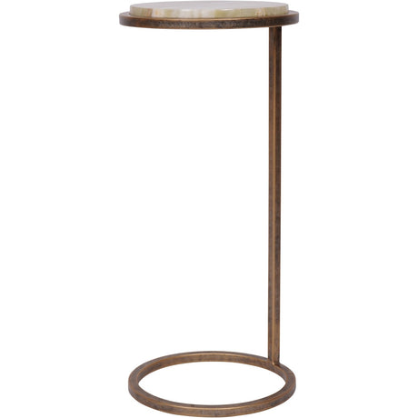 Iota Accent Table Green Onyx
