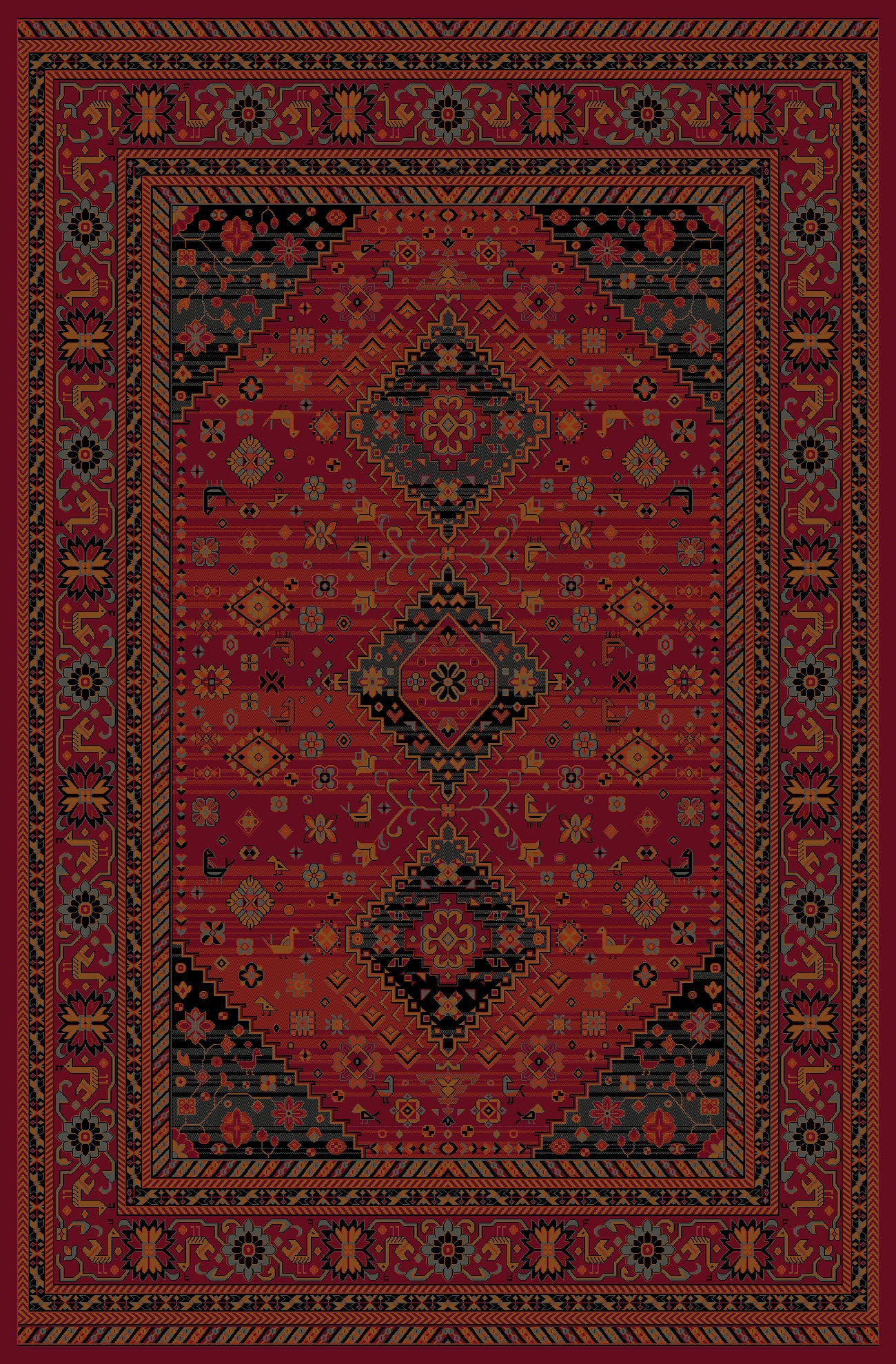 Kashqai Rug 4345 300