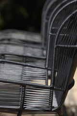 Kingsville Garden Dining Set Graphite 195cm