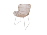 Kingsville Garden Dining Set Linen 195cm