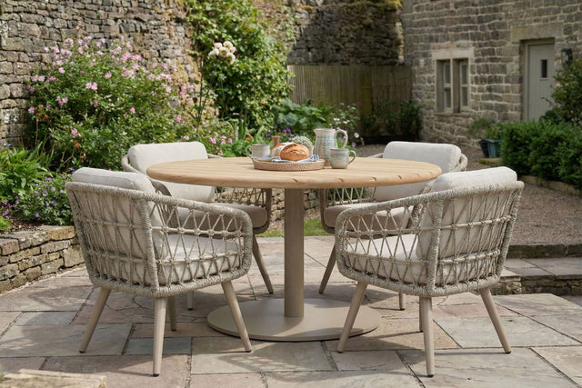 Lainey Garden Dining Set with 4 Chairs