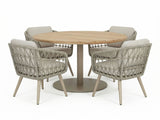 Lainey Garden Dining Set with 4 Chairs