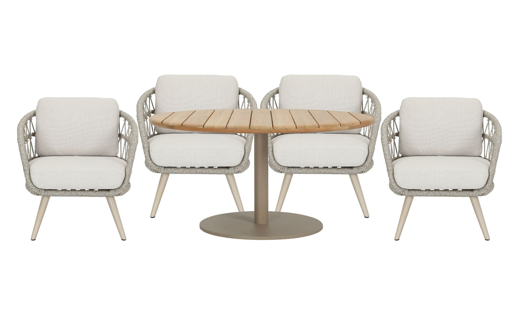Lainey Garden Dining Set with 4 Chairs
