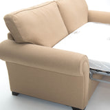 Lancaster 3 Seater Fabric Sofa Bed Beige