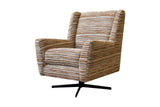 Langley Accent Fabric Swivel Chair