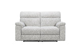 Lazzaro Power Recliner 2 Seater Sofa Odyssey Frost