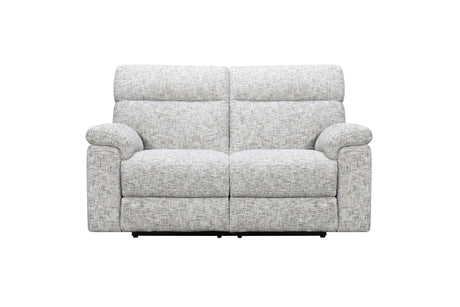 Lazzaro Power Recliner 2 Seater Sofa Odyssey Frost