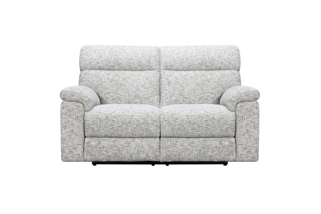 Lazzaro Power Recliner 2 Seater Sofa Odyssey Frost