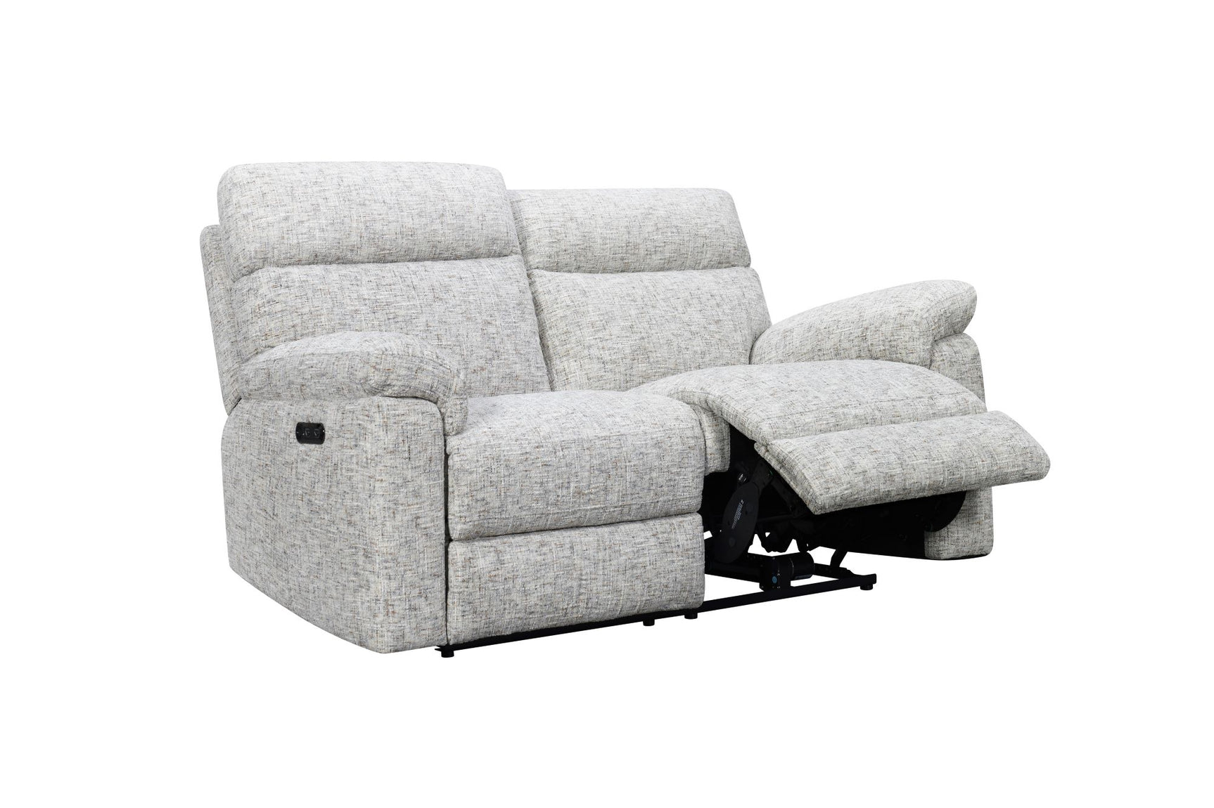 Lazzaro Power Recliner 2 Seater Sofa Odyssey Frost
