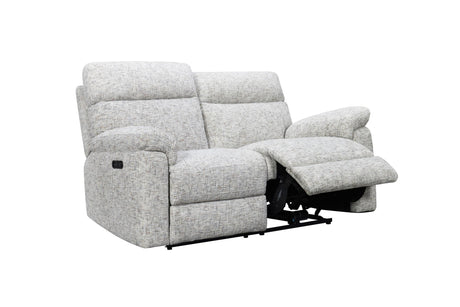 Lazzaro Power Recliner 2 Seater Sofa Odyssey Frost