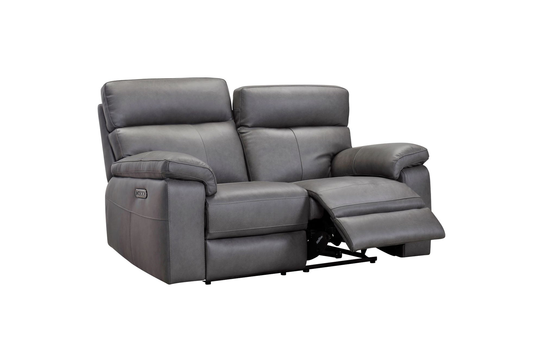 Lazzaro Power Recliner 2 Seater Sofa Rangers Charcoal