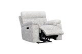 Lazzaro Power Recliner Armchair Odyssey Frost
