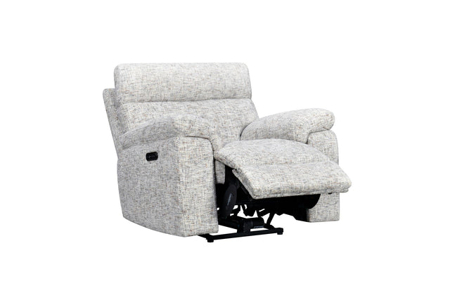 Lazzaro Power Recliner Armchair Odyssey Frost