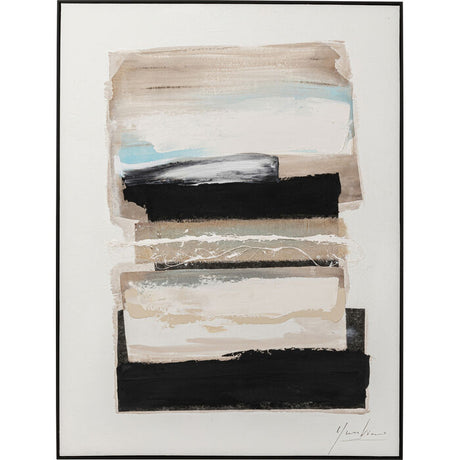 Lontano Beige Framed Picture