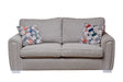 Louisiana 3 Seater Fabric Sofa Bed Grey