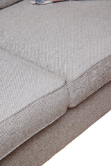Louisiana 3 Seater Fabric Sofa Bed Grey