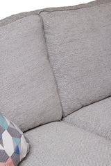 Louisiana 3 Seater Fabric Sofa Bed Grey