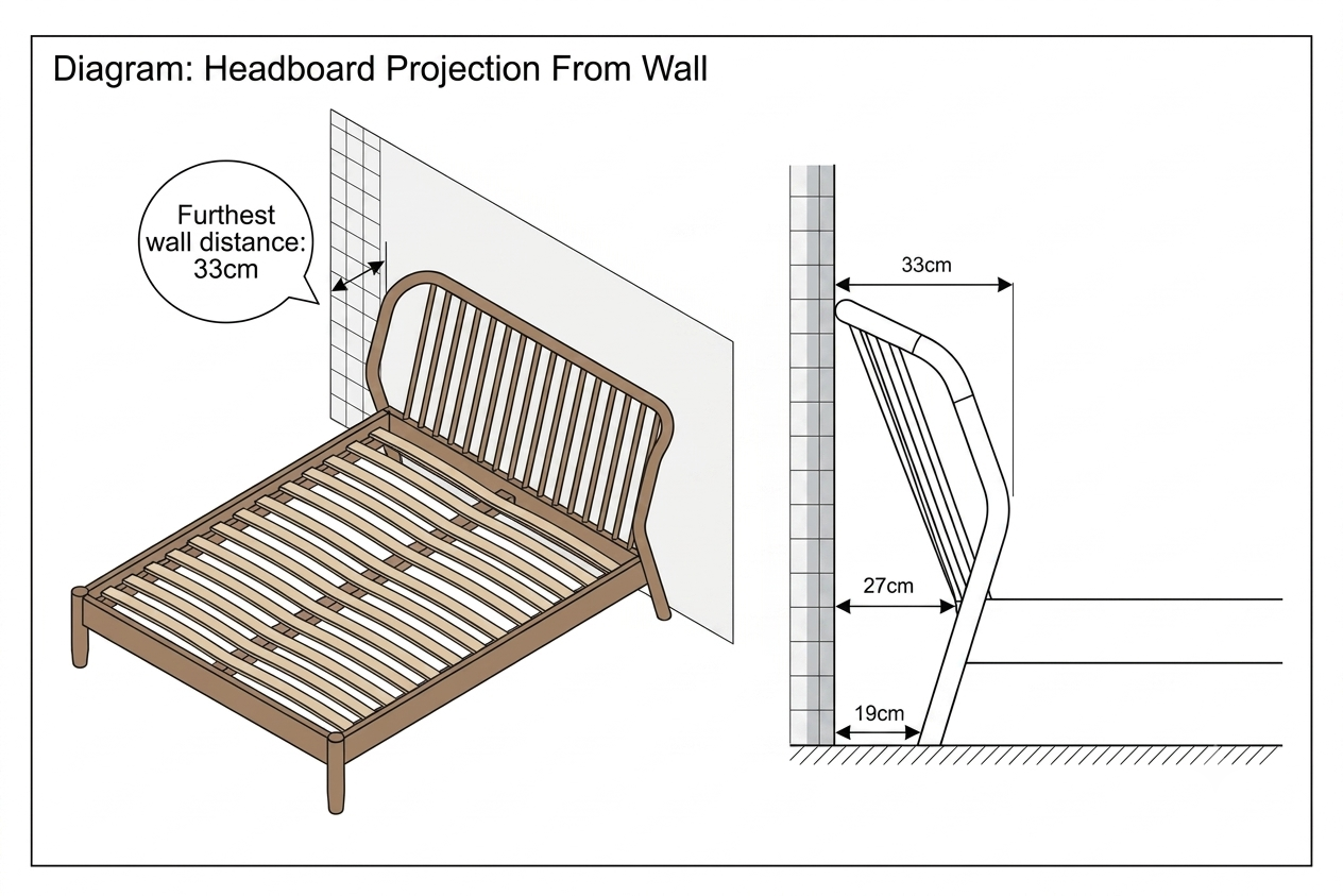 Malmo Natural Oak Bed Frame
