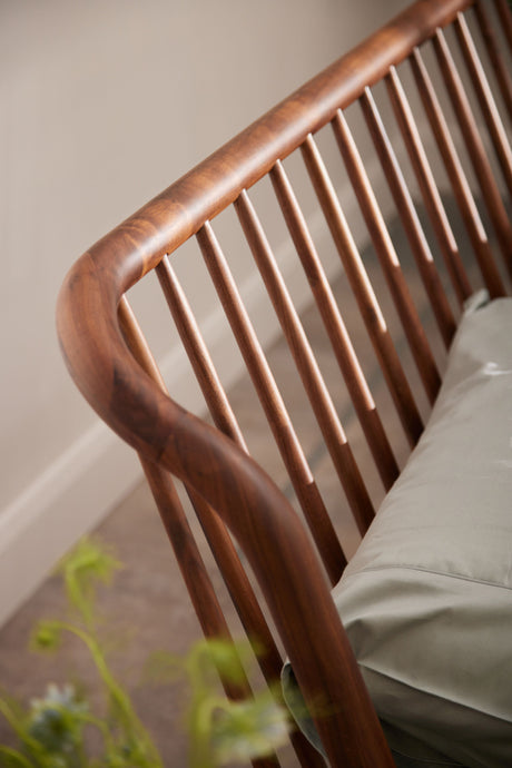 Malmo Natural Walnut Bed Frame