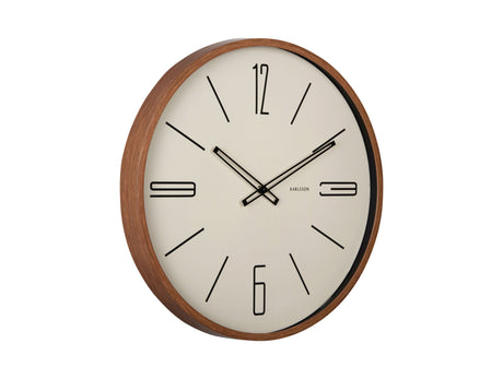 Marcado Sand Brown Wall Clock