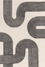 Matrix Arches Black Rug