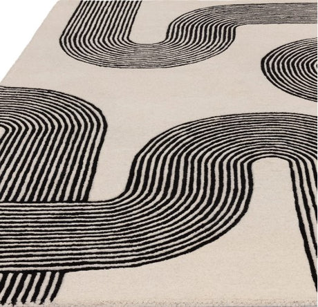 Matrix Arches Black Rug