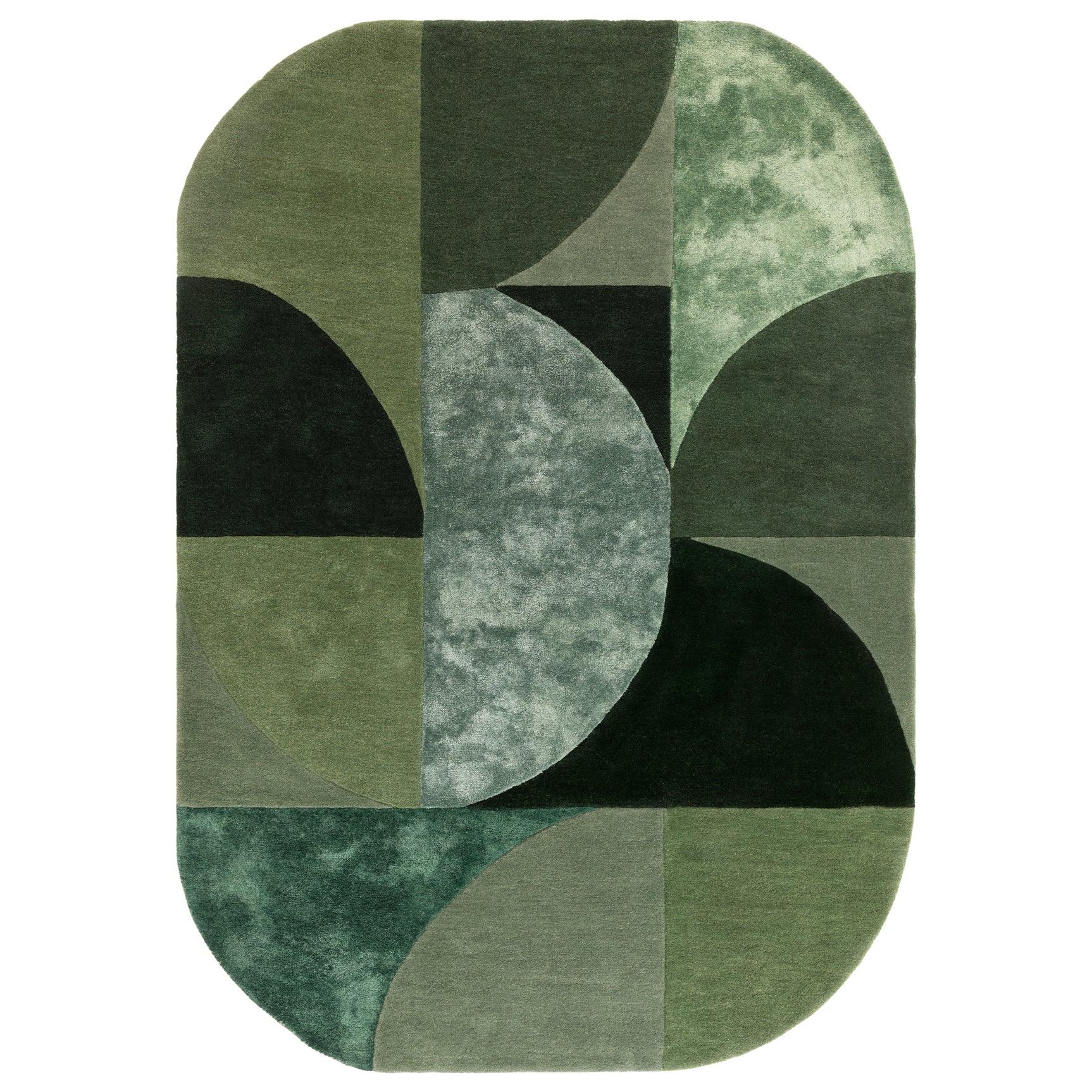 Matrix Oval Rug Forest