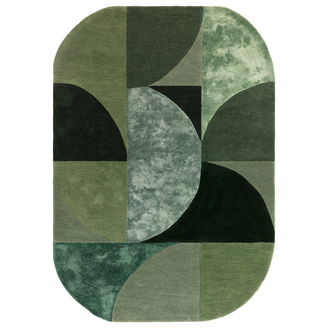 Matrix Oval Rug Forest