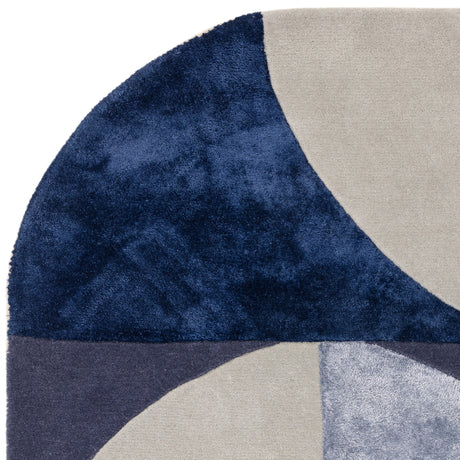 Matrix Oval Rug Indigo