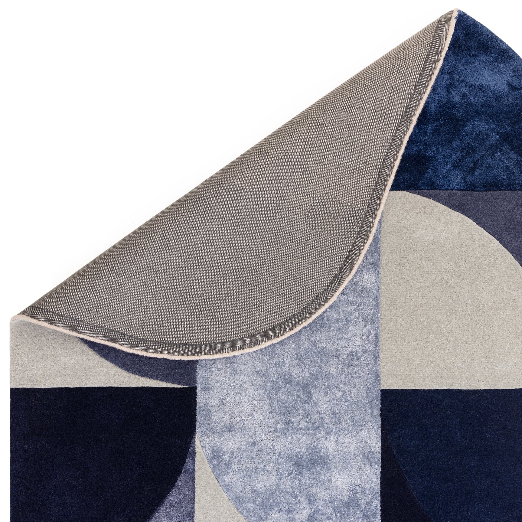 Matrix Oval Rug Indigo