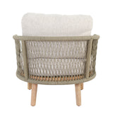 Maui 4 Piece Garden Lounge Set - Clearance Cork