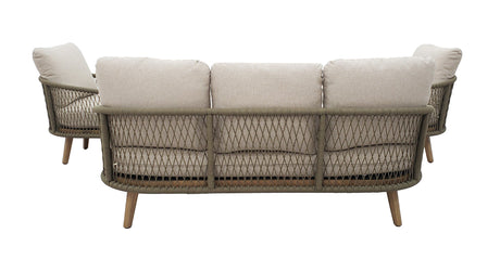 Maui 4 Piece Garden Lounge Set - Clearance Cork