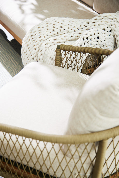 Maui 4 Piece Garden Lounge Set - Clearance Cork