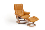 Mayfair Chair & Stool Medium Cori Tan Leather