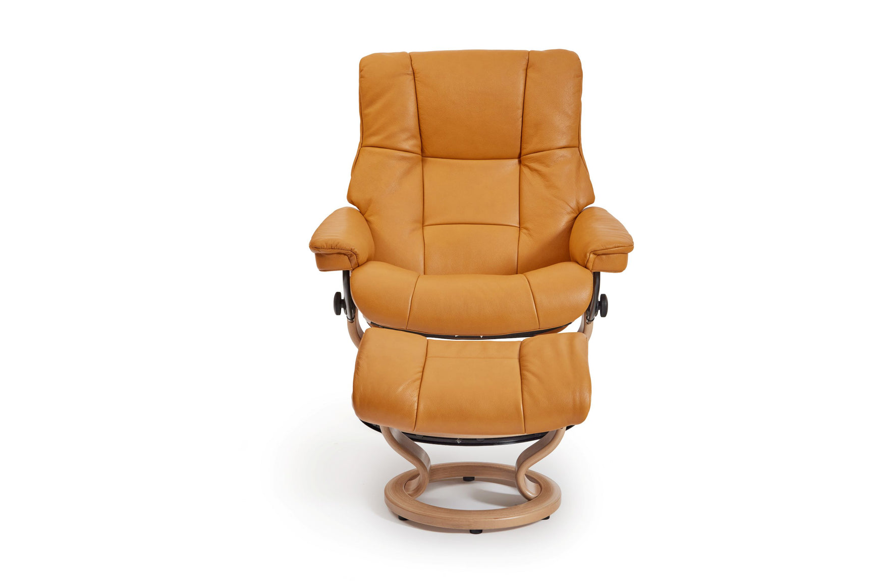Mayfair Chair & Stool Medium Cori Tan Leather