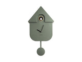 Modern Cuckoo Wall Clock - Jungle Green