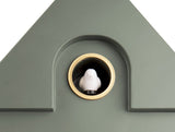 Modern Cuckoo Wall Clock - Jungle Green