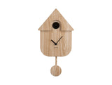 Modern Cuckoo Wall Clock - Light Wood