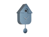 Modern Cuckoo Wall Clock - Metallic Dark Blue