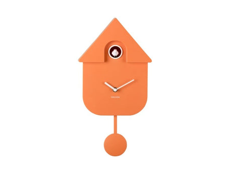 Modern Cuckoo Wall Clock - Orange