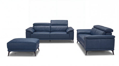 Montero Leather 3 & 2 Seater + Free Footstool