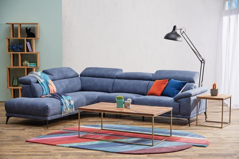 Montero LHF Corner Sofa - Navy