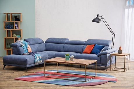 Montero LHF Corner Sofa - Navy