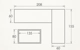 Morgan Dining Corner Set LHF