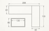 Morgan Dining Corner Set RHF